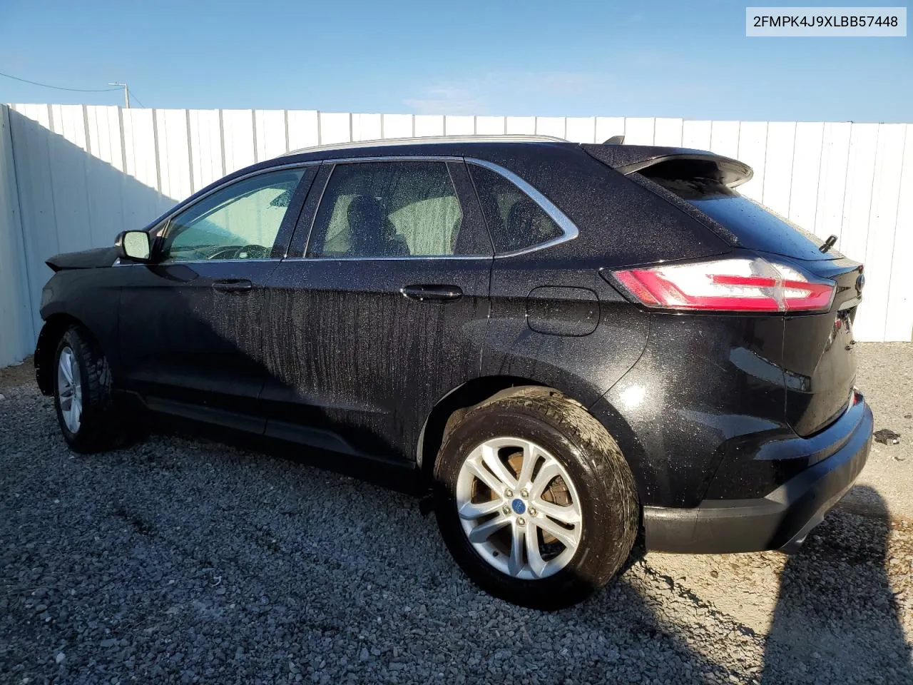 2020 Ford Edge Sel VIN: 2FMPK4J9XLBB57448 Lot: 80444034