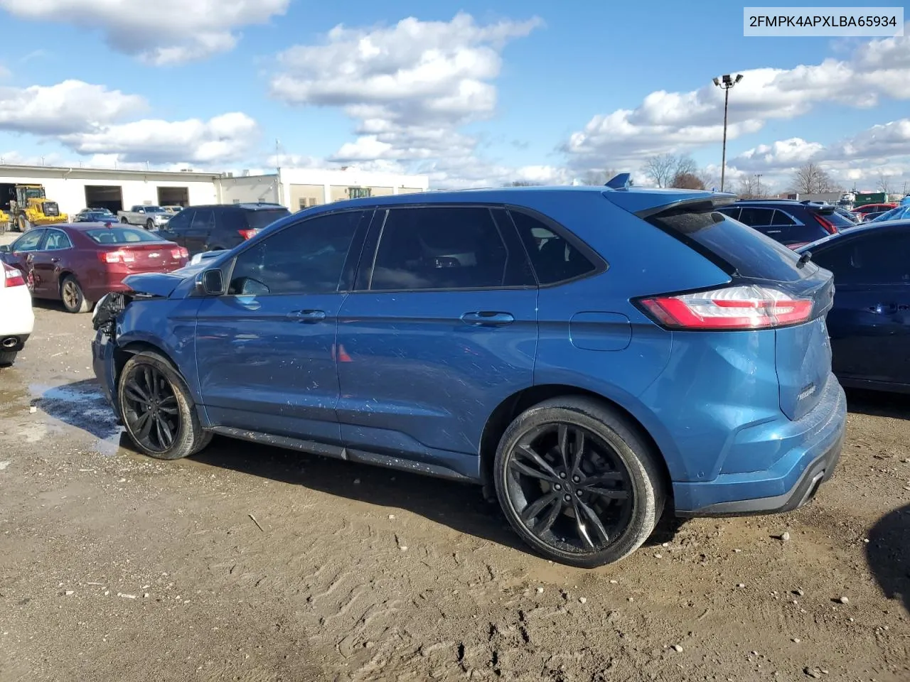 2020 Ford Edge St VIN: 2FMPK4APXLBA65934 Lot: 81451864