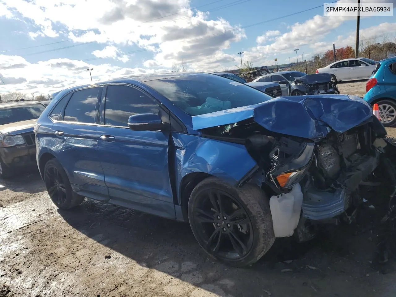 2020 Ford Edge St VIN: 2FMPK4APXLBA65934 Lot: 81451864