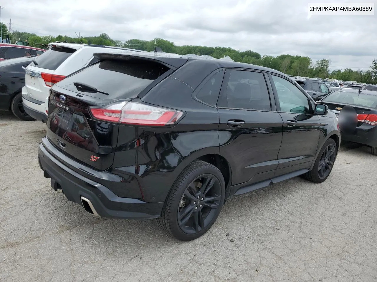 2021 Ford Edge St VIN: 2FMPK4AP4MBA60889 Lot: 53609014