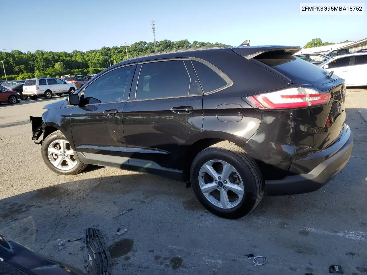 2021 Ford Edge Se VIN: 2FMPK3G95MBA18752 Lot: 57139544