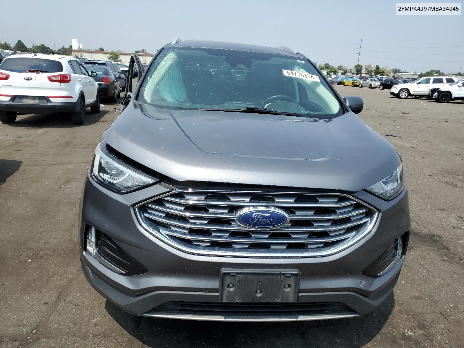 2021 Ford Edge Sel VIN: 2FMPK4J97MBA34045 Lot: 64776374