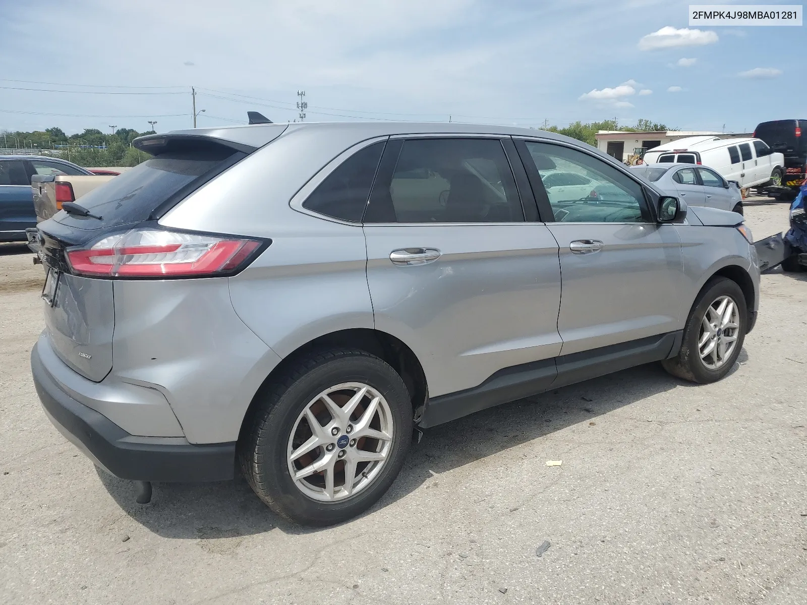 2021 Ford Edge Sel VIN: 2FMPK4J98MBA01281 Lot: 66755374