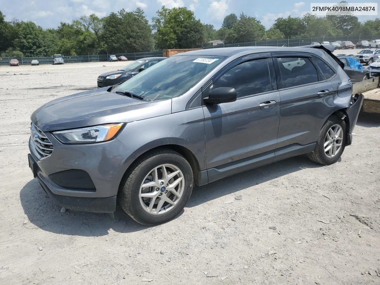 2021 Ford Edge Se VIN: 2FMPK4G98MBA24874 Lot: 67098734