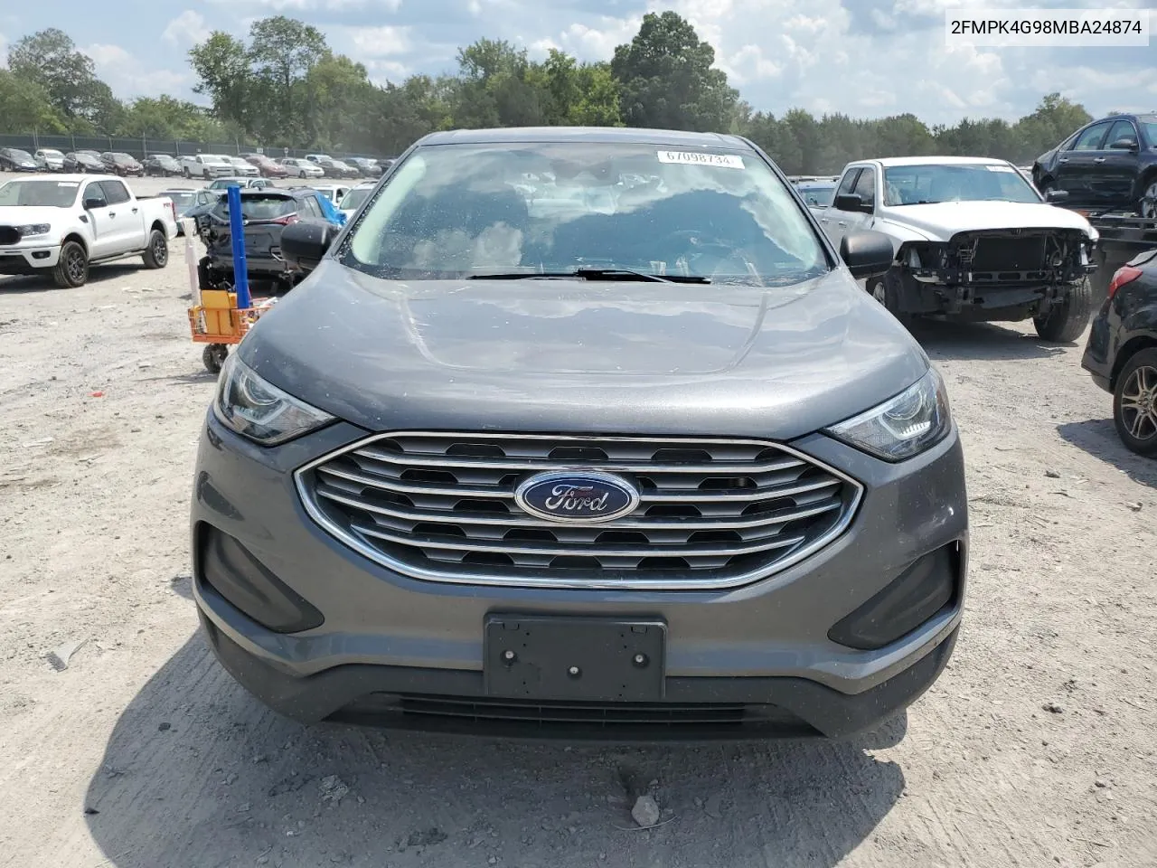 2021 Ford Edge Se VIN: 2FMPK4G98MBA24874 Lot: 67098734