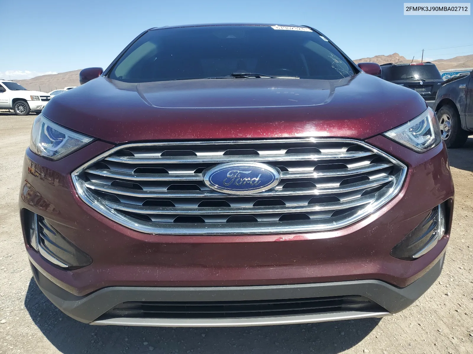 2021 Ford Edge Sel VIN: 2FMPK3J90MBA02712 Lot: 67952324