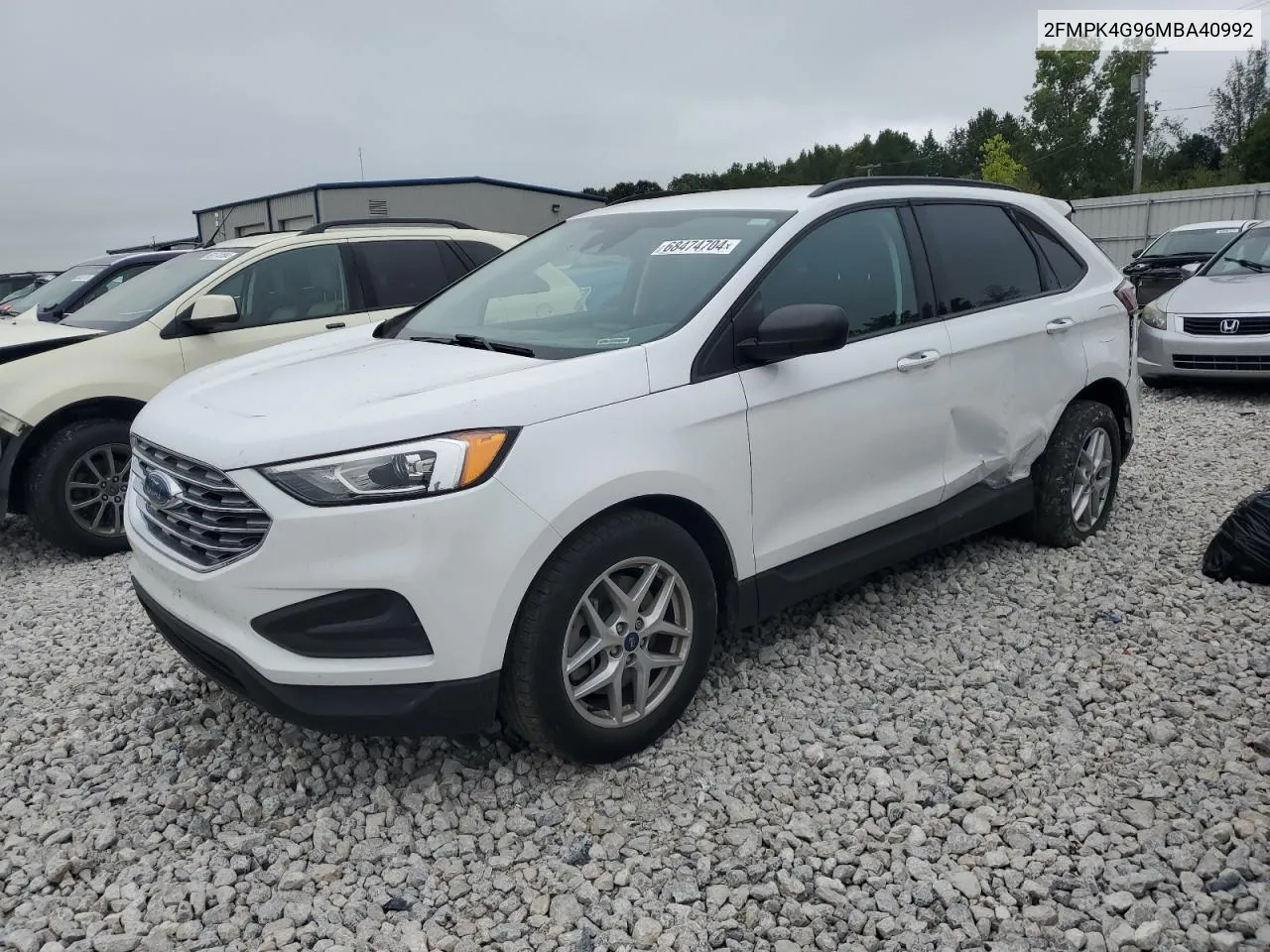 2021 Ford Edge Se VIN: 2FMPK4G96MBA40992 Lot: 68474704