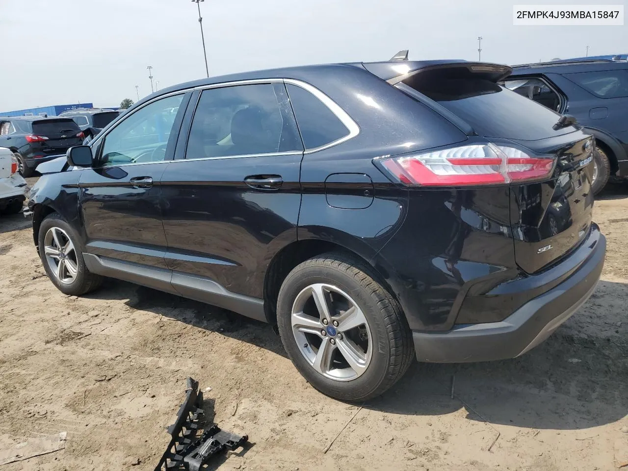 2021 Ford Edge Sel VIN: 2FMPK4J93MBA15847 Lot: 69834004