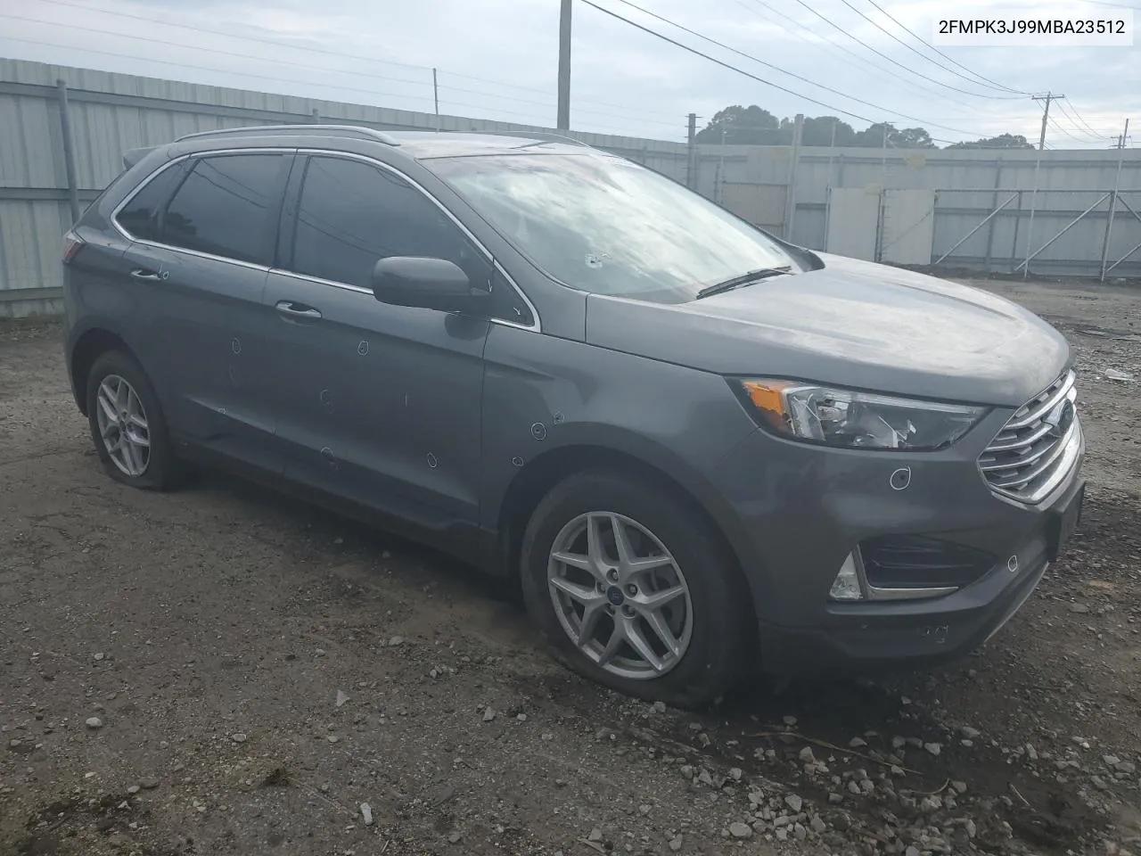 2021 Ford Edge Sel VIN: 2FMPK3J99MBA23512 Lot: 70225284