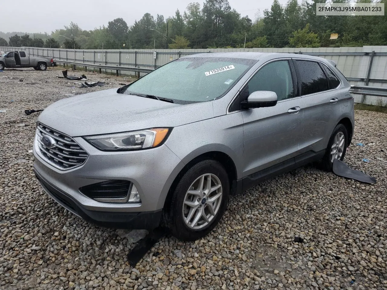 2FMPK3J95MBA01233 2021 Ford Edge Sel