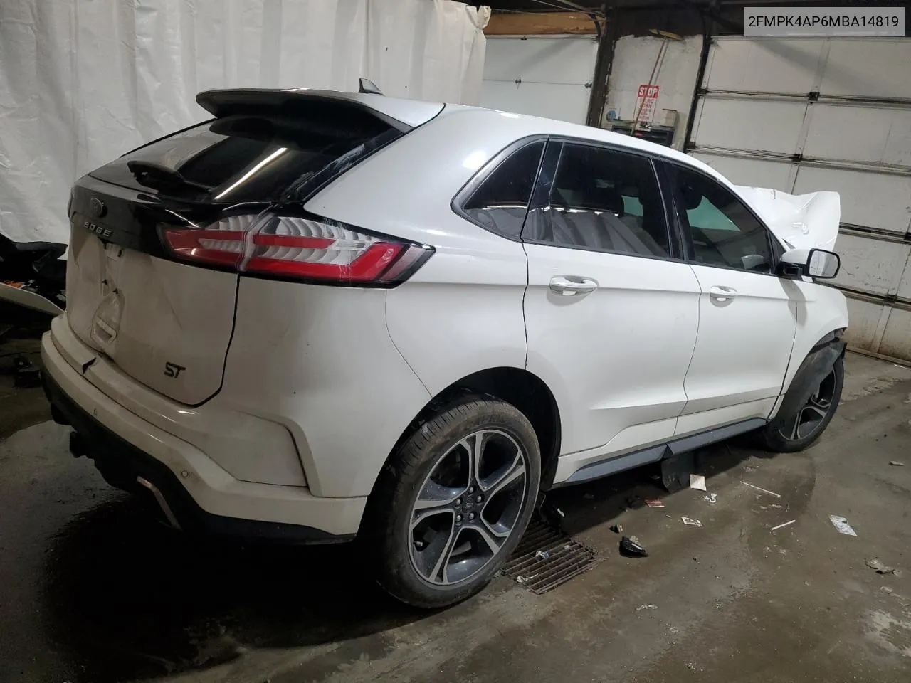 2021 Ford Edge St VIN: 2FMPK4AP6MBA14819 Lot: 72024604