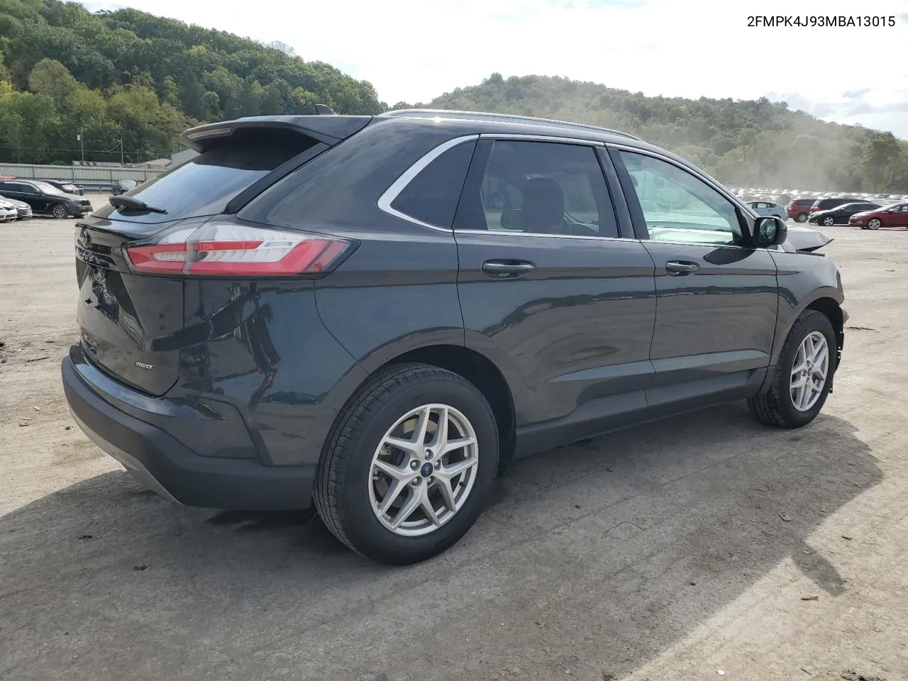 2021 Ford Edge Sel VIN: 2FMPK4J93MBA13015 Lot: 72029154