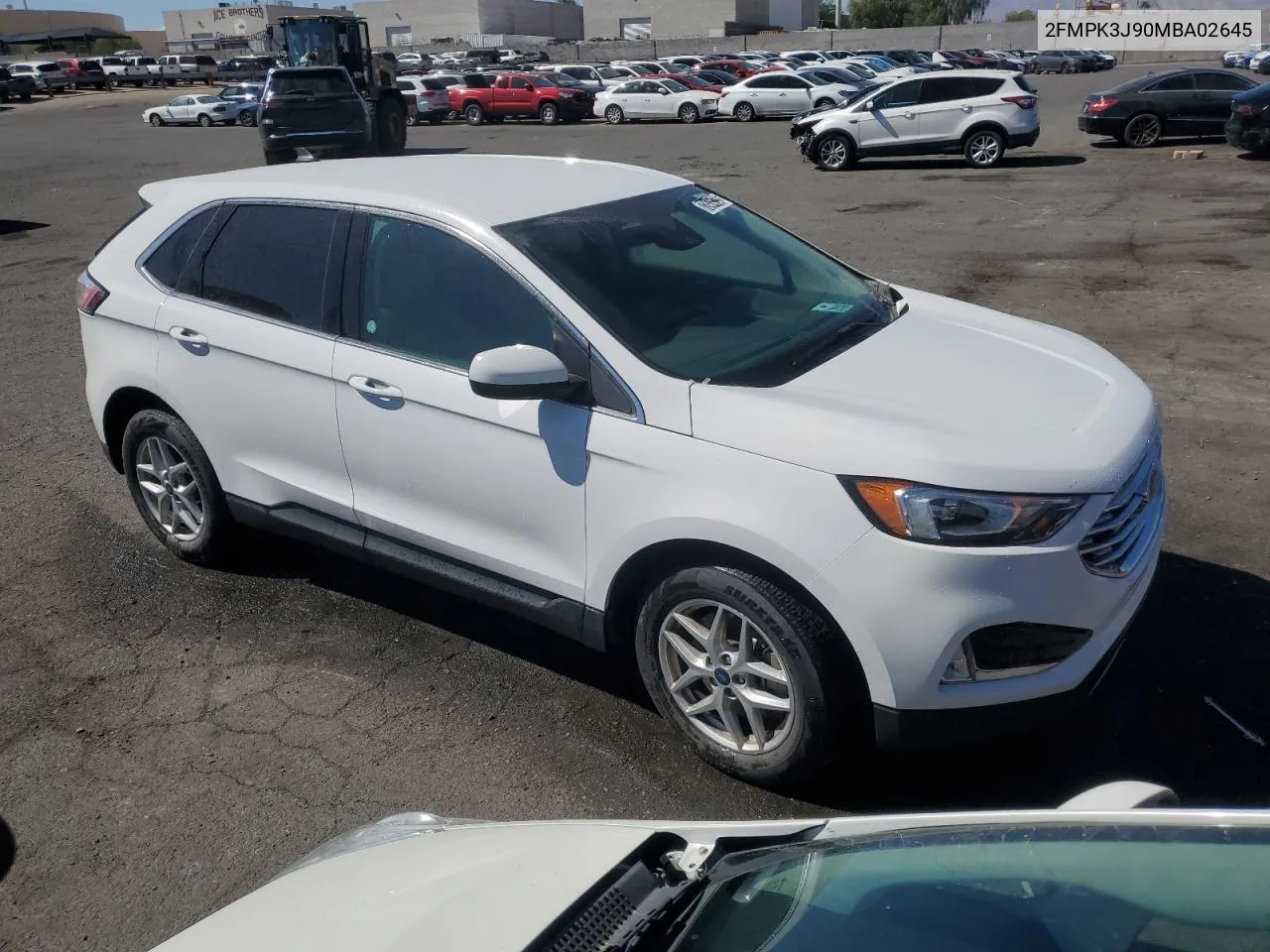 2021 Ford Edge Sel VIN: 2FMPK3J90MBA02645 Lot: 72474154