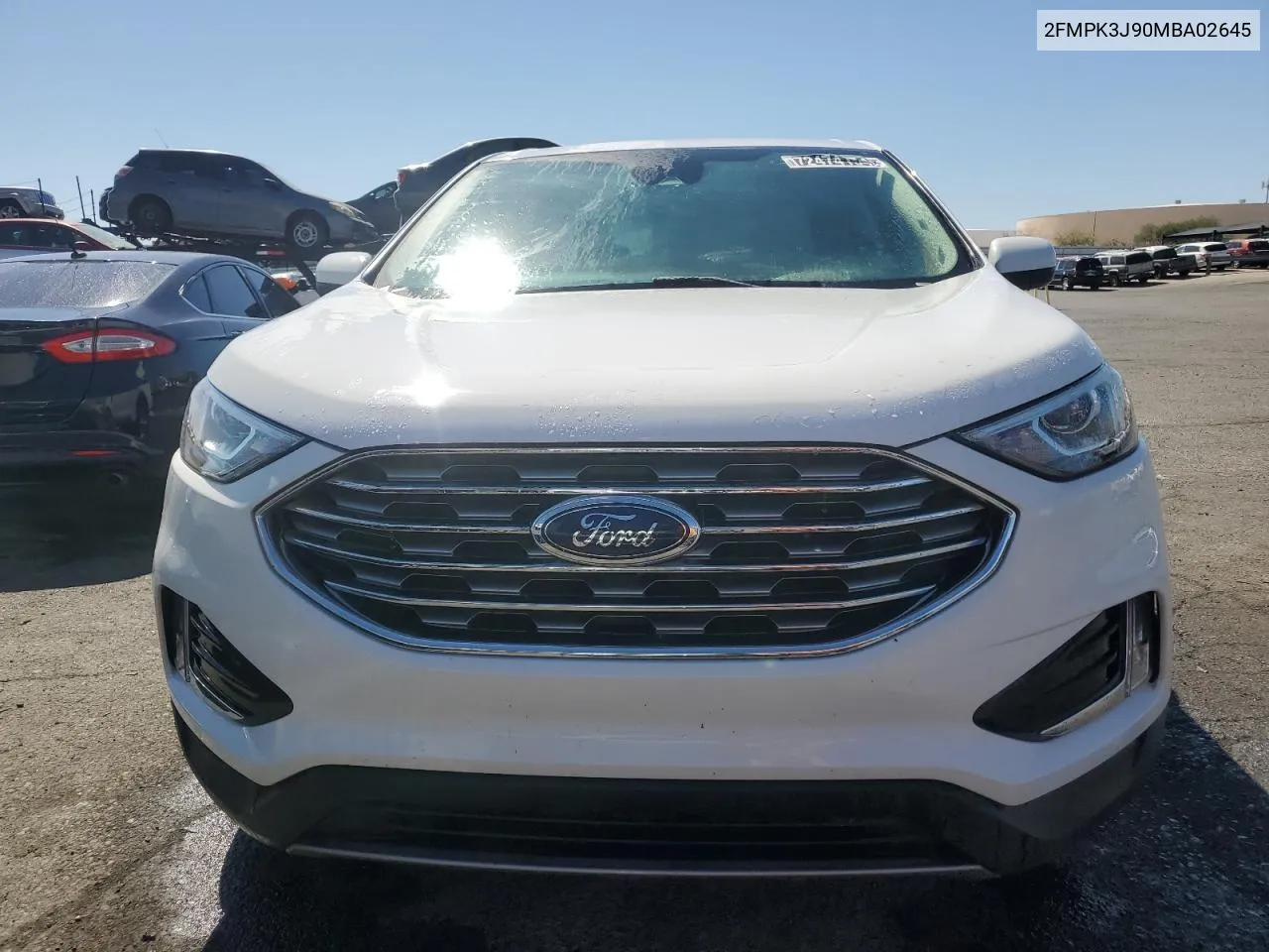 2021 Ford Edge Sel VIN: 2FMPK3J90MBA02645 Lot: 72474154