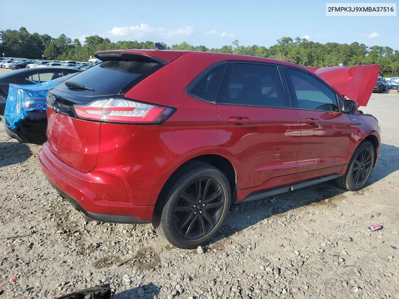 2021 Ford Edge Sel VIN: 2FMPK3J9XMBA37516 Lot: 72586434