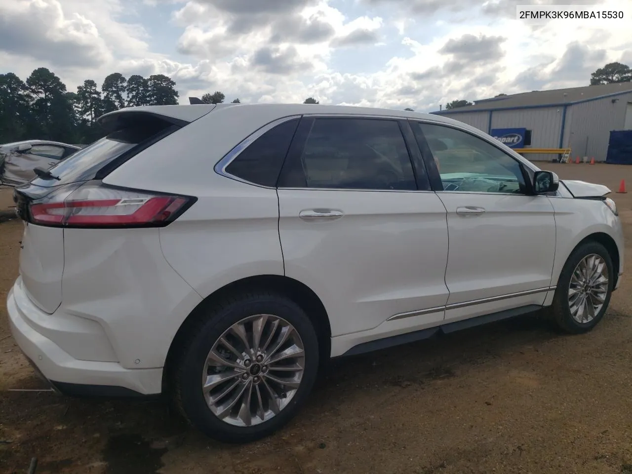 2021 Ford Edge Titanium VIN: 2FMPK3K96MBA15530 Lot: 72805294