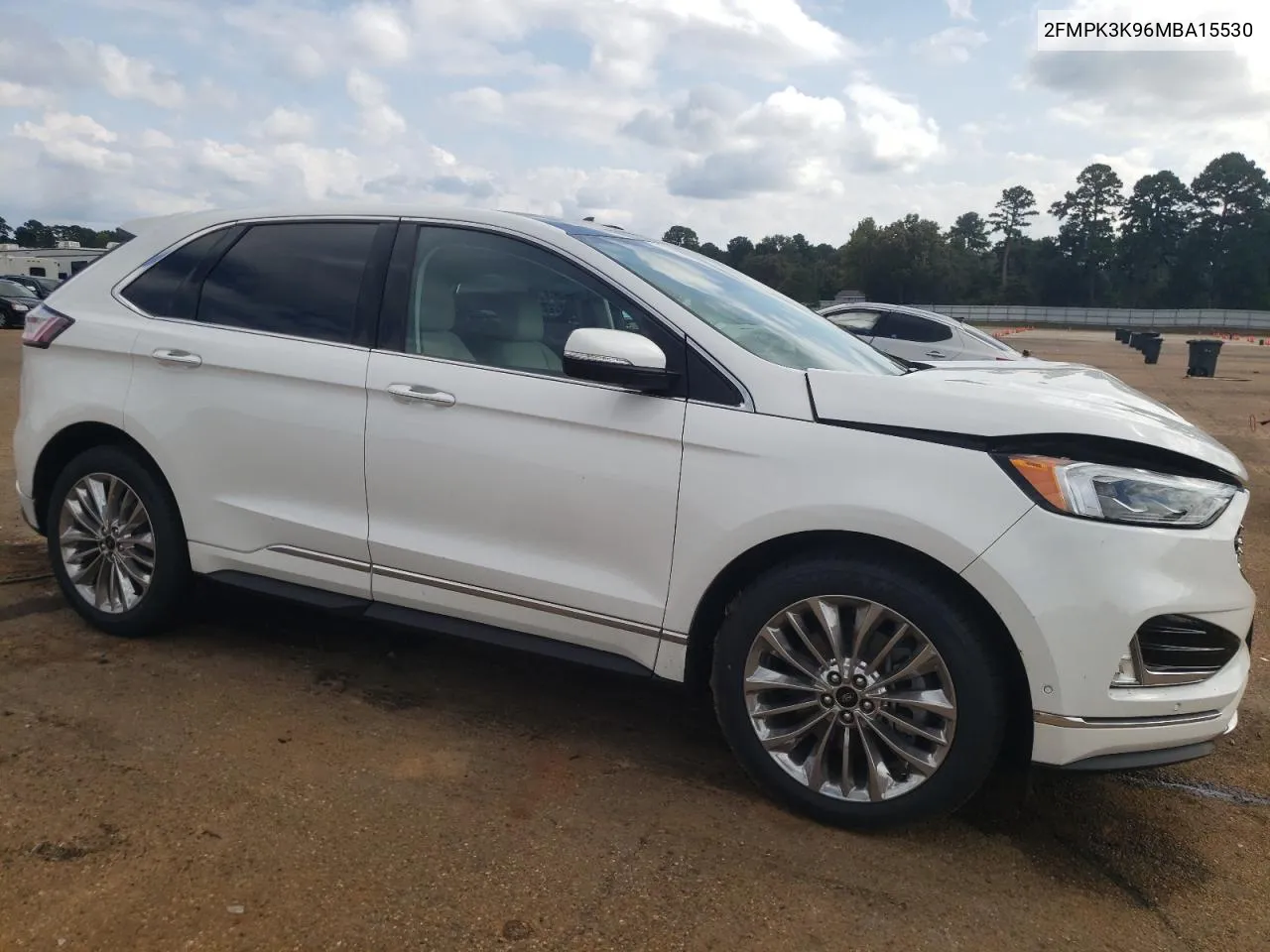 2021 Ford Edge Titanium VIN: 2FMPK3K96MBA15530 Lot: 72805294