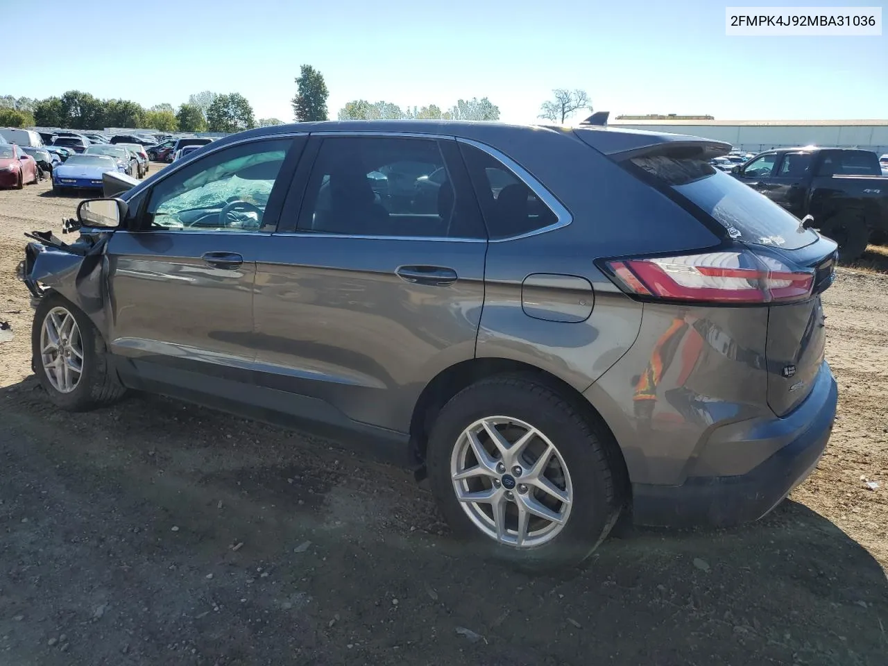 2021 Ford Edge Sel VIN: 2FMPK4J92MBA31036 Lot: 73933874