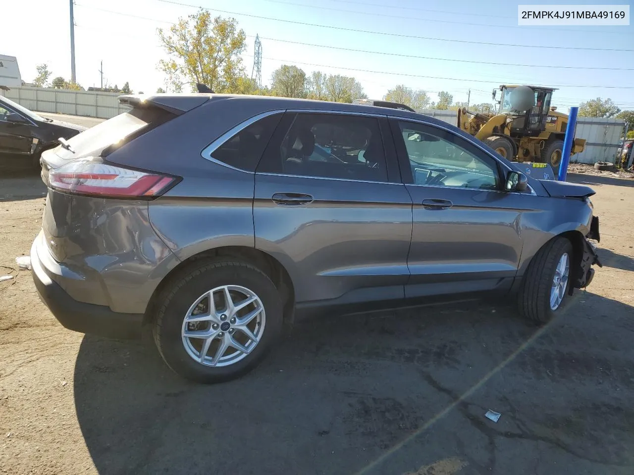 2021 Ford Edge Sel VIN: 2FMPK4J91MBA49169 Lot: 74106954