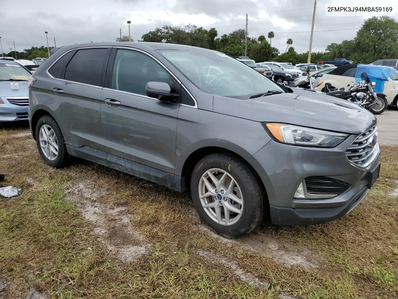 2021 Ford Edge Sel VIN: 2FMPK3J94MBA59169 Lot: 74567504