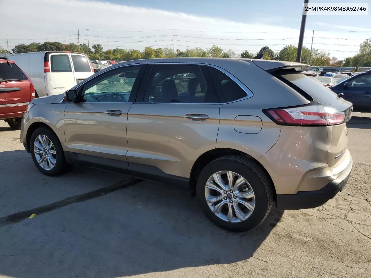 2021 Ford Edge Titanium VIN: 2FMPK4K98MBA52746 Lot: 74600184