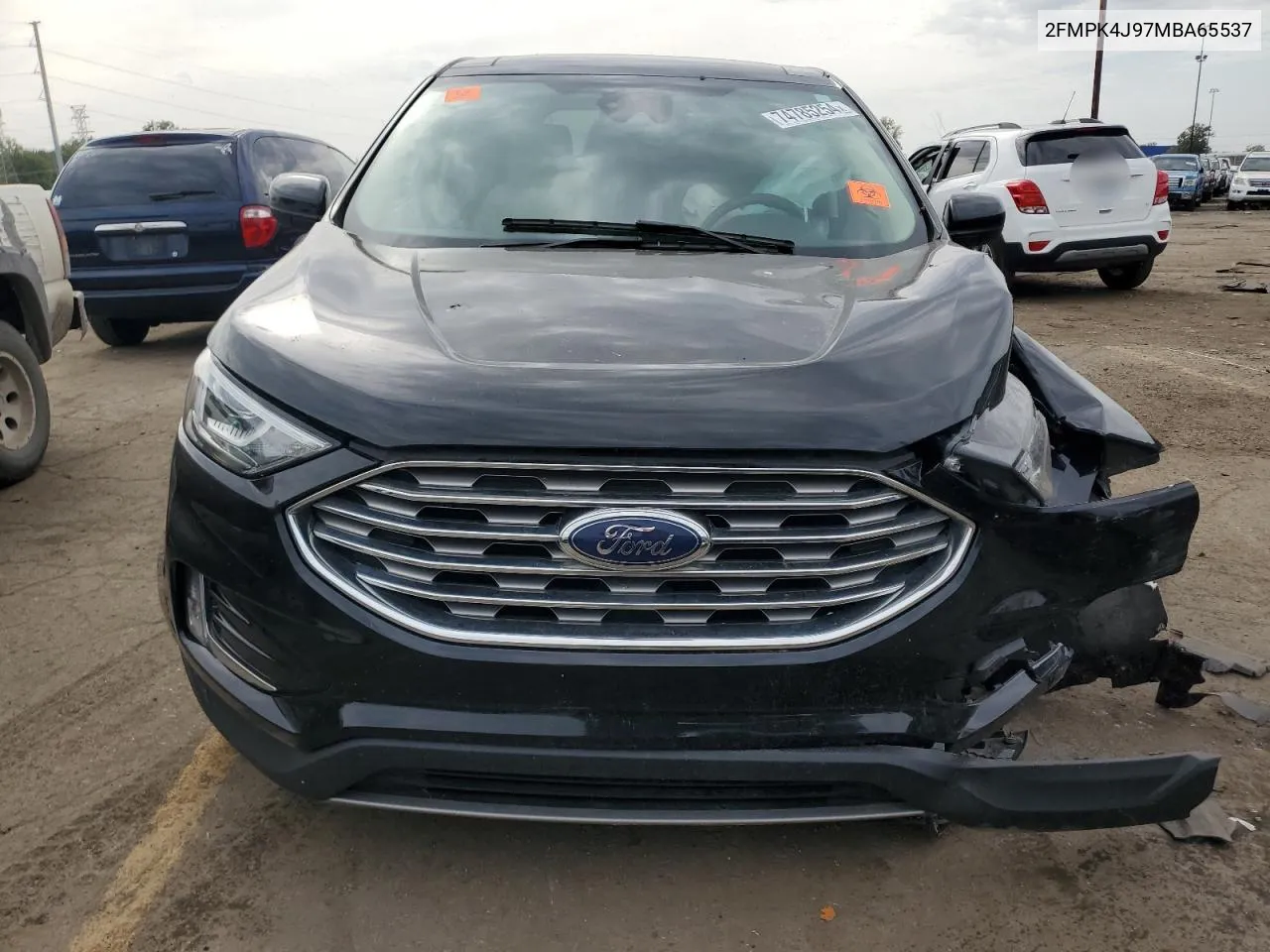 2021 Ford Edge Sel VIN: 2FMPK4J97MBA65537 Lot: 74785254