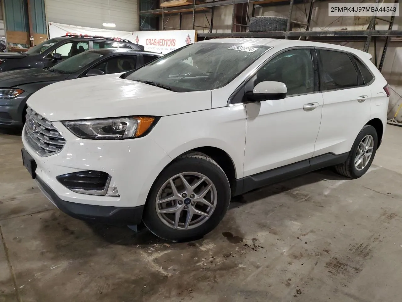 2021 Ford Edge Sel VIN: 2FMPK4J97MBA44543 Lot: 75015884