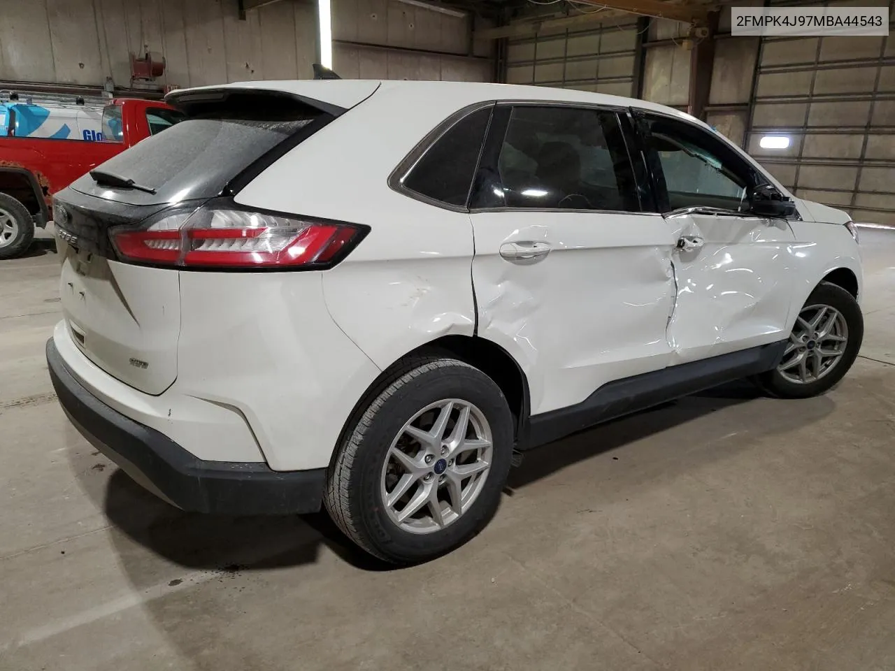 2021 Ford Edge Sel VIN: 2FMPK4J97MBA44543 Lot: 75015884