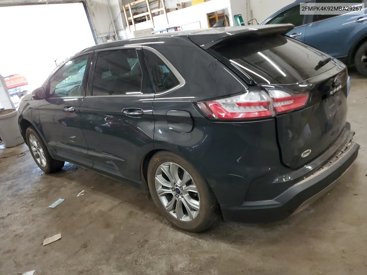 2021 Ford Edge Titanium VIN: 2FMPK4K92MBA29267 Lot: 75347014