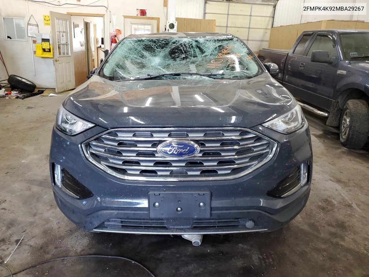 2021 Ford Edge Titanium VIN: 2FMPK4K92MBA29267 Lot: 75347014