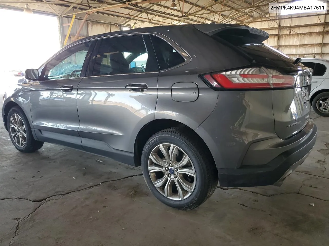 2021 Ford Edge Titanium VIN: 2FMPK4K94MBA17511 Lot: 75555024