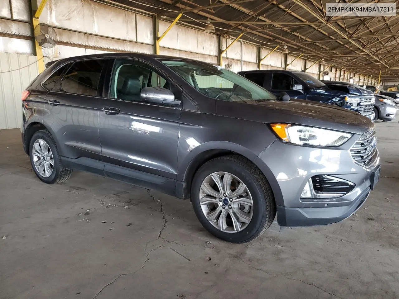 2021 Ford Edge Titanium VIN: 2FMPK4K94MBA17511 Lot: 75555024