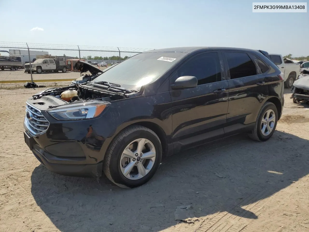 2021 Ford Edge Se VIN: 2FMPK3G99MBA13408 Lot: 75886844