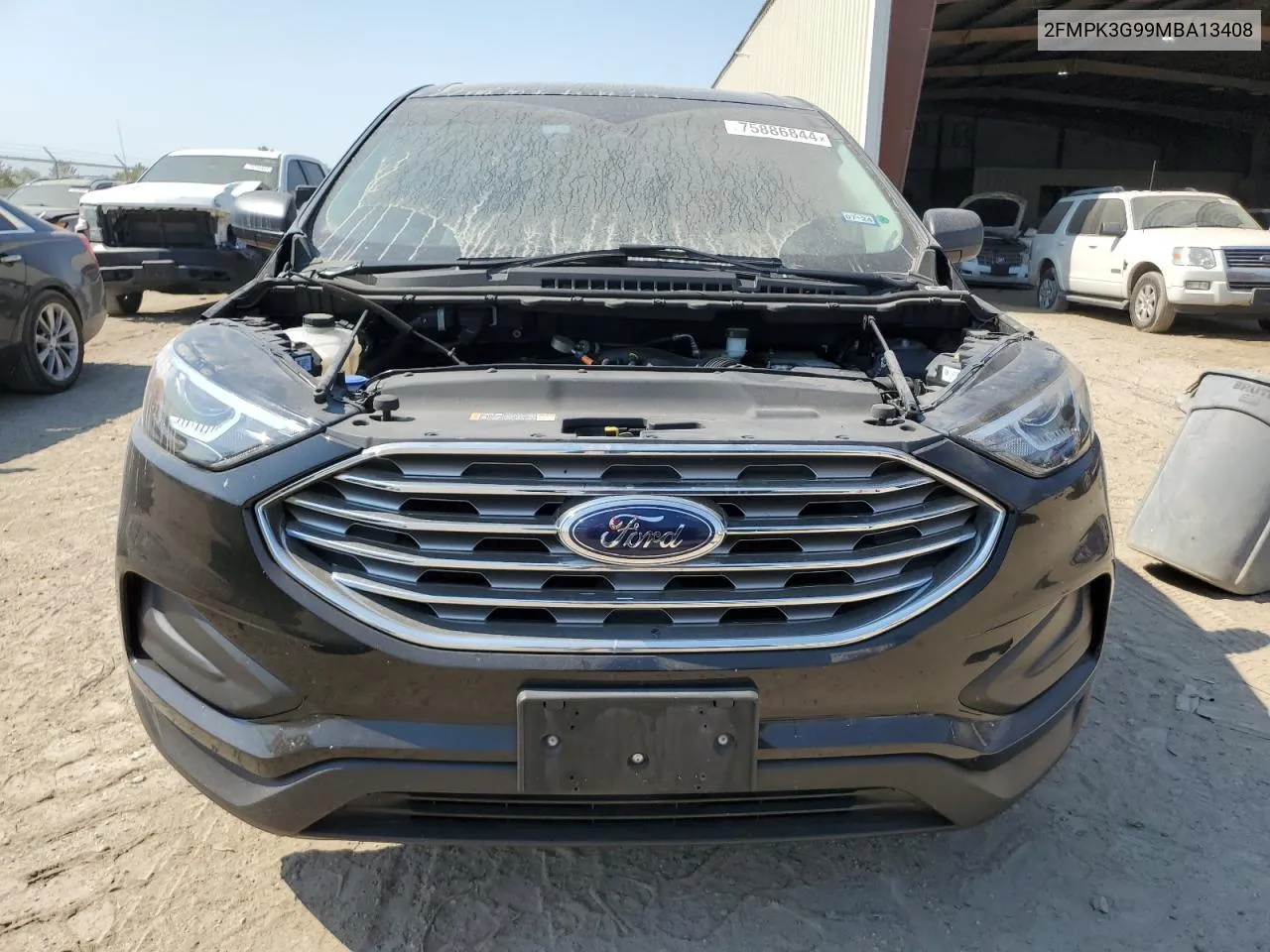 2021 Ford Edge Se VIN: 2FMPK3G99MBA13408 Lot: 75886844