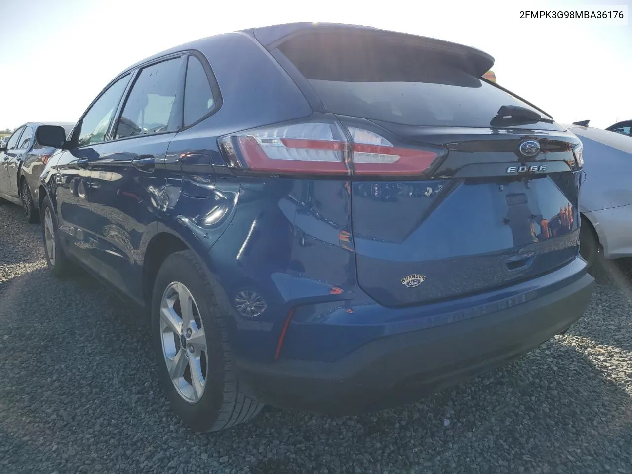 2021 Ford Edge Se VIN: 2FMPK3G98MBA36176 Lot: 76074184