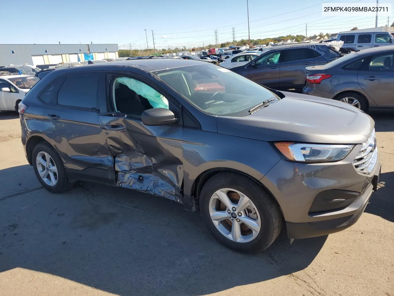 2021 Ford Edge Se VIN: 2FMPK4G98MBA23711 Lot: 76259054