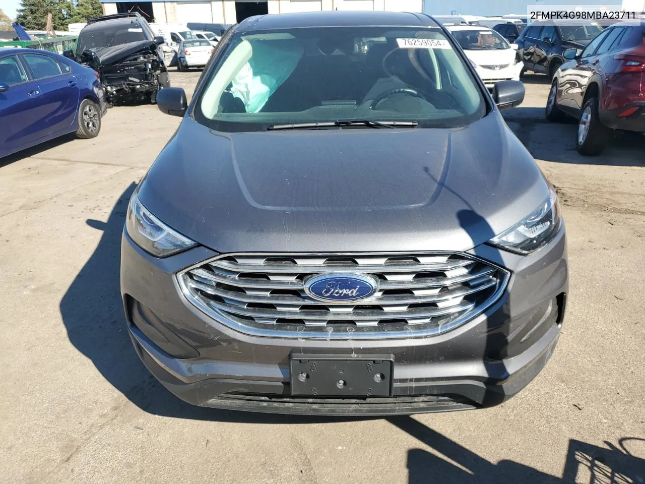 2021 Ford Edge Se VIN: 2FMPK4G98MBA23711 Lot: 76259054