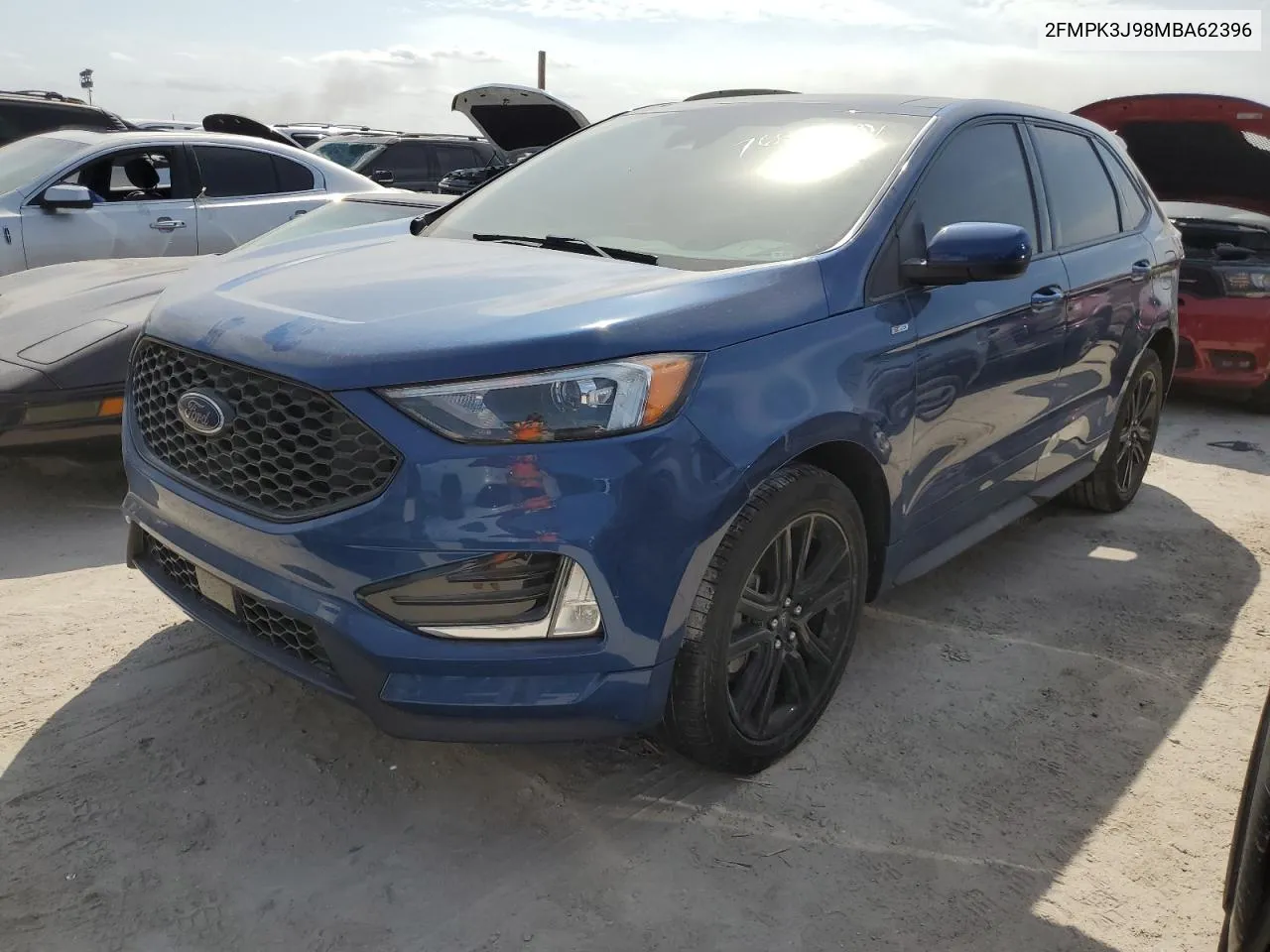 2021 Ford Edge Sel VIN: 2FMPK3J98MBA62396 Lot: 76594884