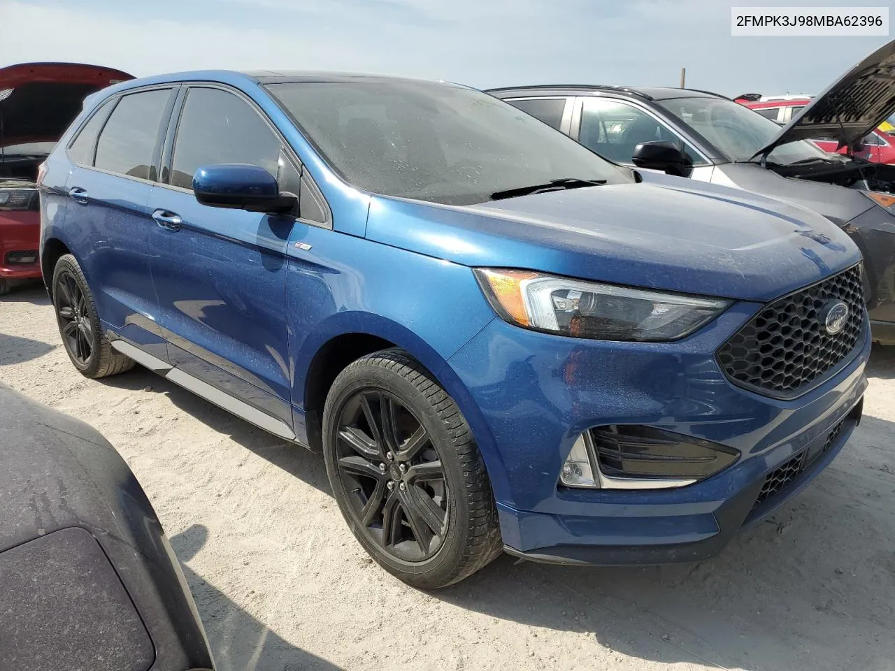 2021 Ford Edge Sel VIN: 2FMPK3J98MBA62396 Lot: 76594884