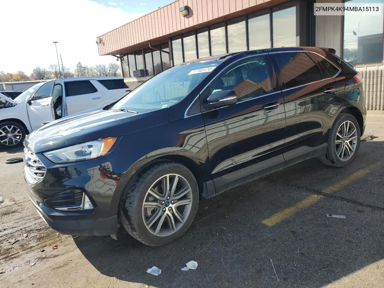 2021 Ford Edge Titanium VIN: 2FMPK4K94MBA15113 Lot: 77765174