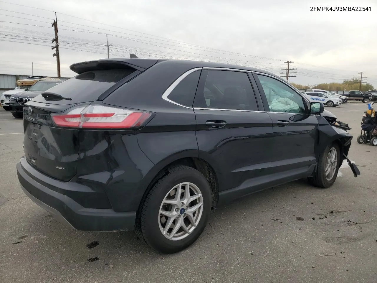 2021 Ford Edge Sel VIN: 2FMPK4J93MBA22541 Lot: 78224384