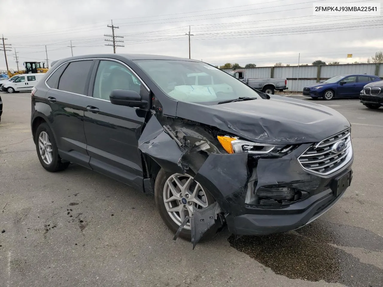 2021 Ford Edge Sel VIN: 2FMPK4J93MBA22541 Lot: 78224384