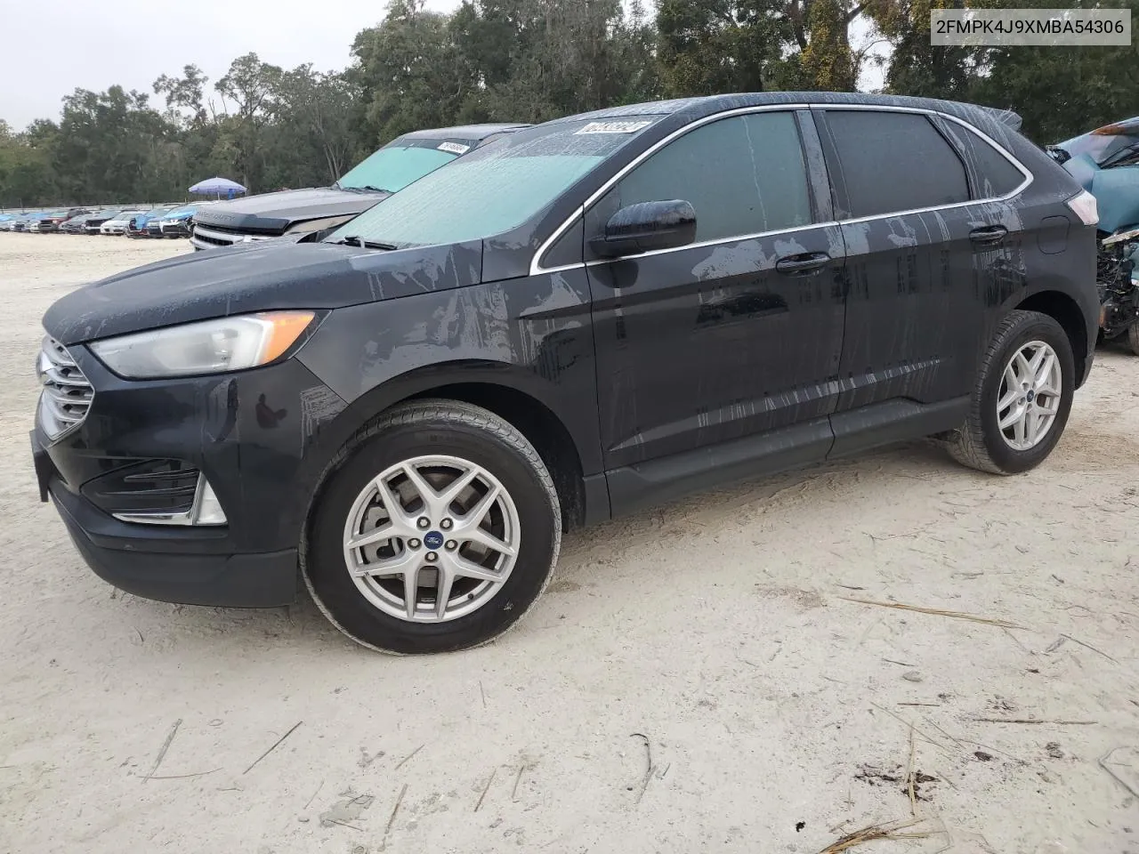 2021 Ford Edge Sel VIN: 2FMPK4J9XMBA54306 Lot: 78438224