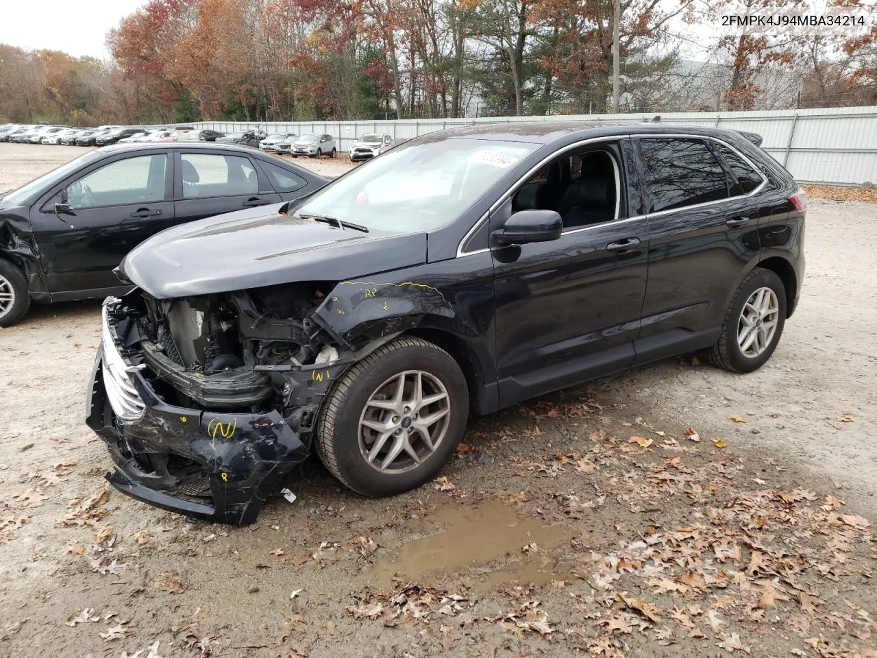 2021 Ford Edge Sel VIN: 2FMPK4J94MBA34214 Lot: 79030994