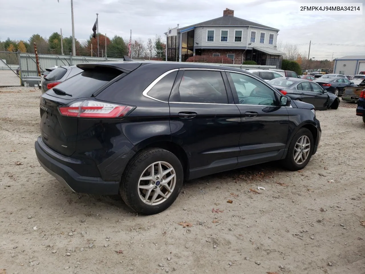 2021 Ford Edge Sel VIN: 2FMPK4J94MBA34214 Lot: 79030994