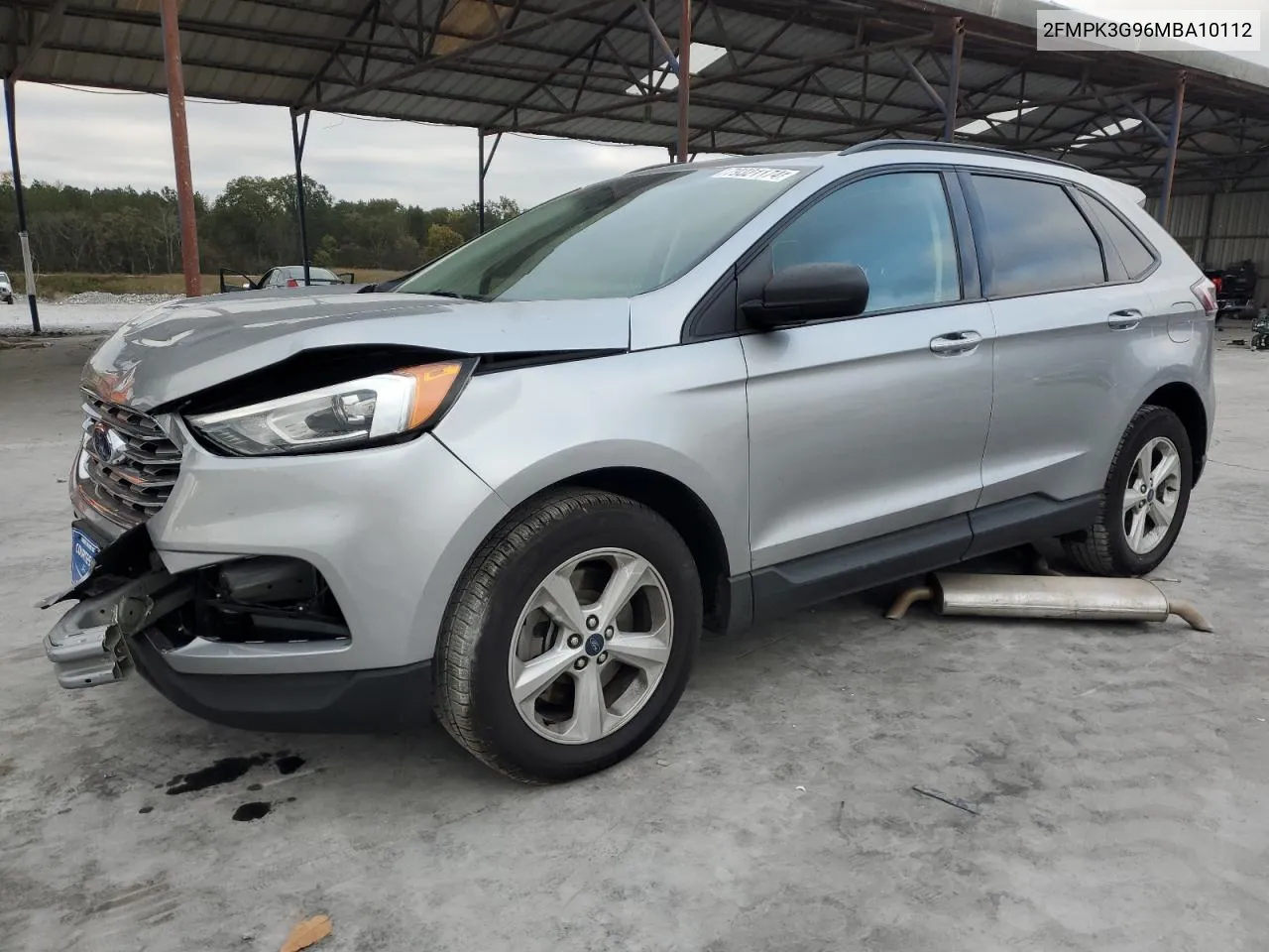 2021 Ford Edge Se VIN: 2FMPK3G96MBA10112 Lot: 79321174