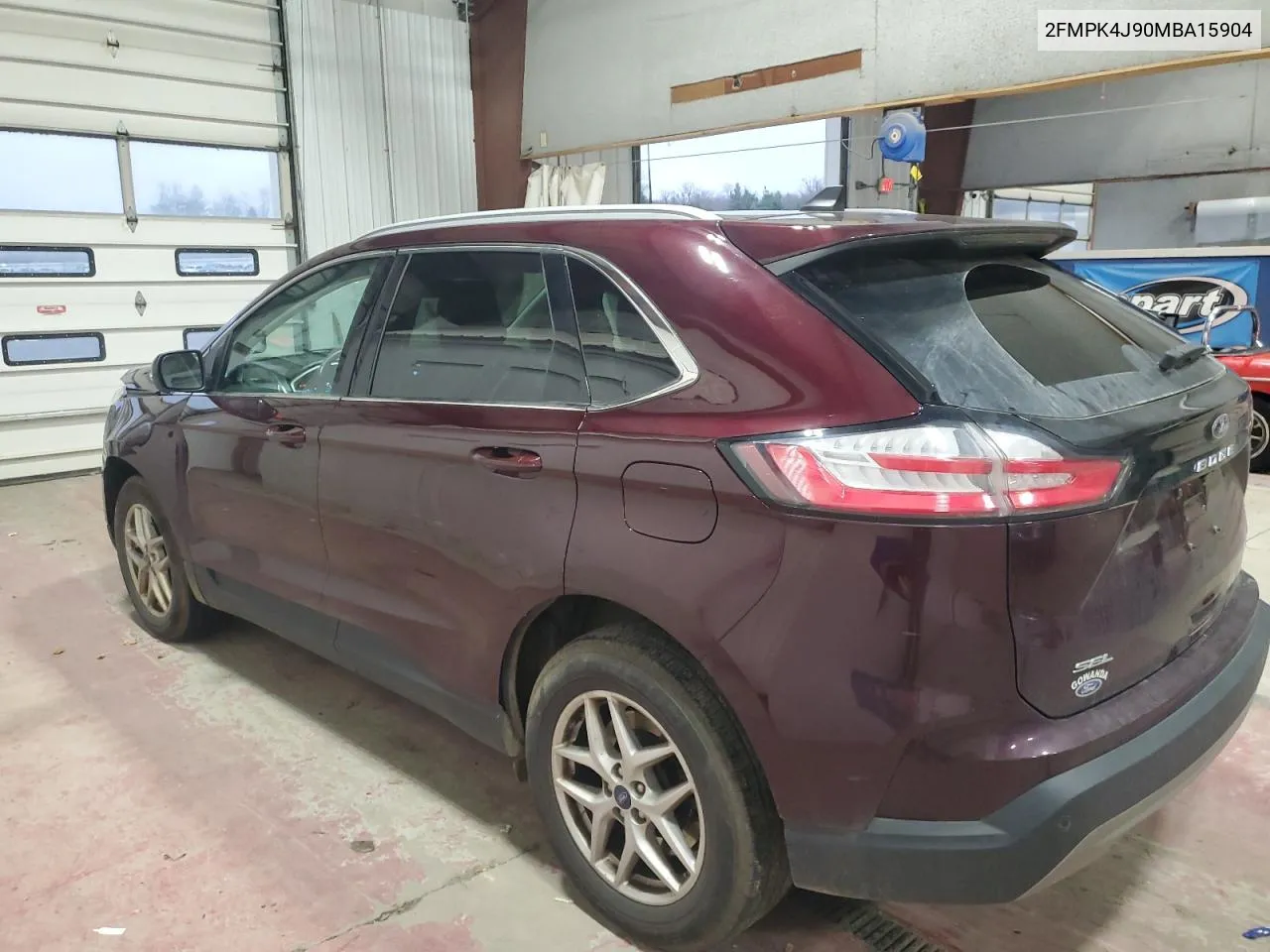 2021 Ford Edge Sel VIN: 2FMPK4J90MBA15904 Lot: 80418224