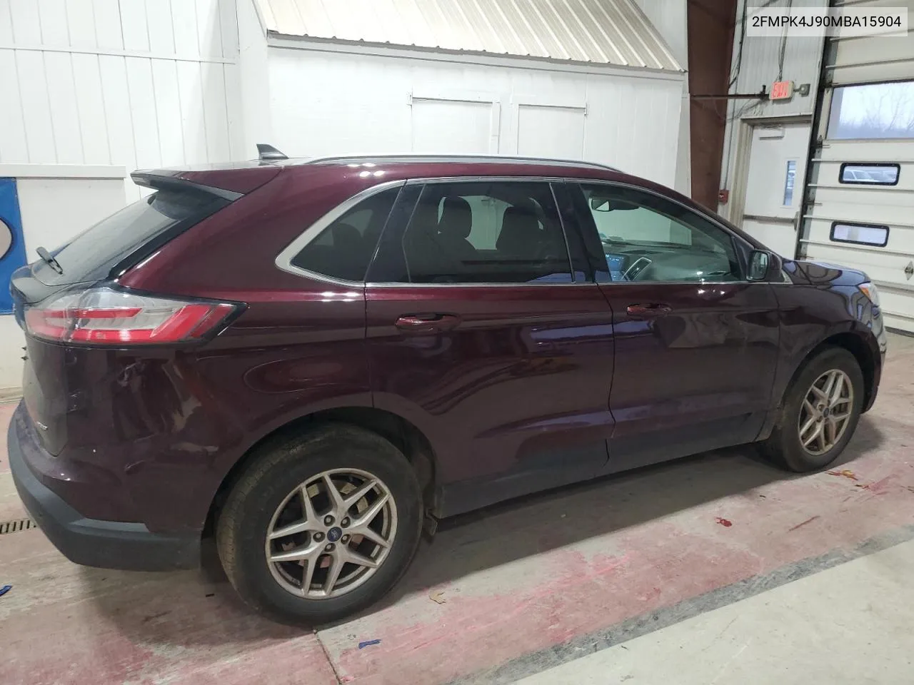 2021 Ford Edge Sel VIN: 2FMPK4J90MBA15904 Lot: 80418224