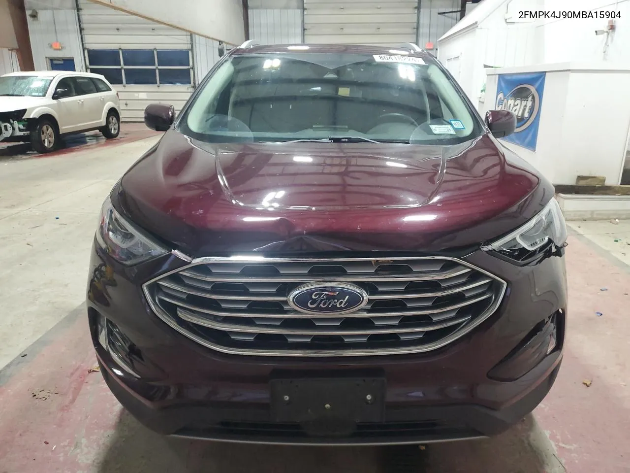 2021 Ford Edge Sel VIN: 2FMPK4J90MBA15904 Lot: 80418224