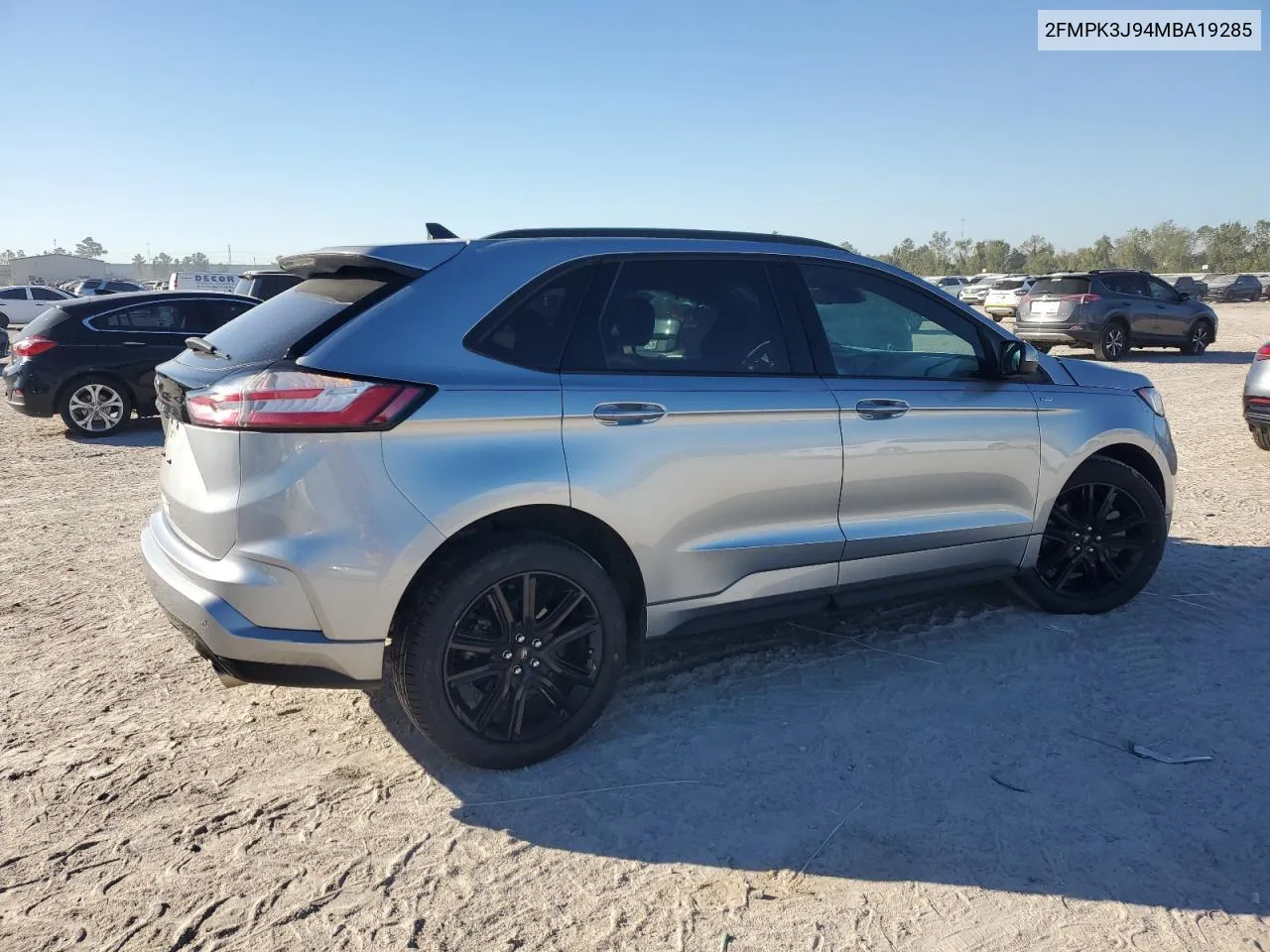 2021 Ford Edge Sel VIN: 2FMPK3J94MBA19285 Lot: 80529614